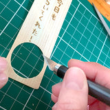 reliqua odoreひのき専門店の栞 ブックマーク しおり 飛騨ひのき ネコ 焼印 仕様
