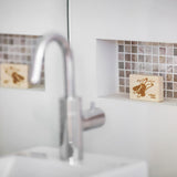 reliqua odore 名前入りメッセージ入れ プレゼント 土佐ひのき 焼印アロマディッシュ ギフトボックス キャバリア 檜精油10mlセット