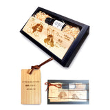 reliqua odore 名前入りメッセージ入れ プレゼント 土佐ひのき 焼印アロマディッシュ ギフトボックス キャバリア 檜精油10mlセット