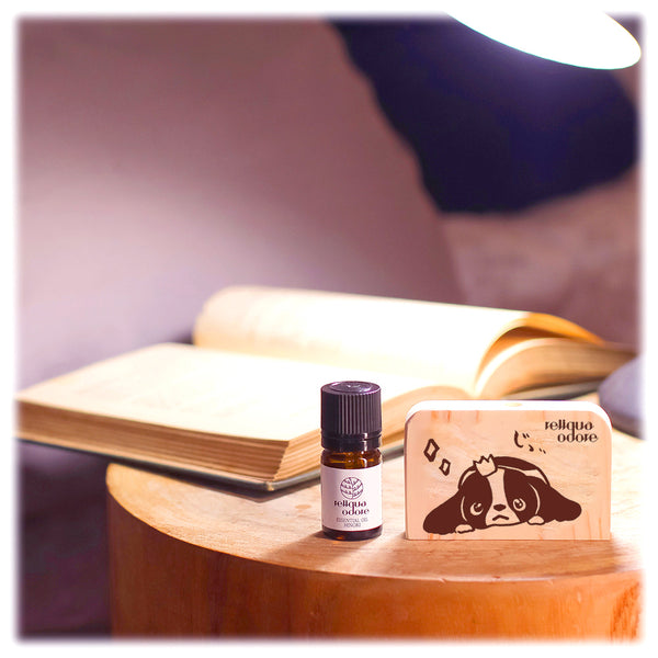 国産土佐ひのき アロマディッシュ プレゼント キャバリア01＆精油 5ml セット